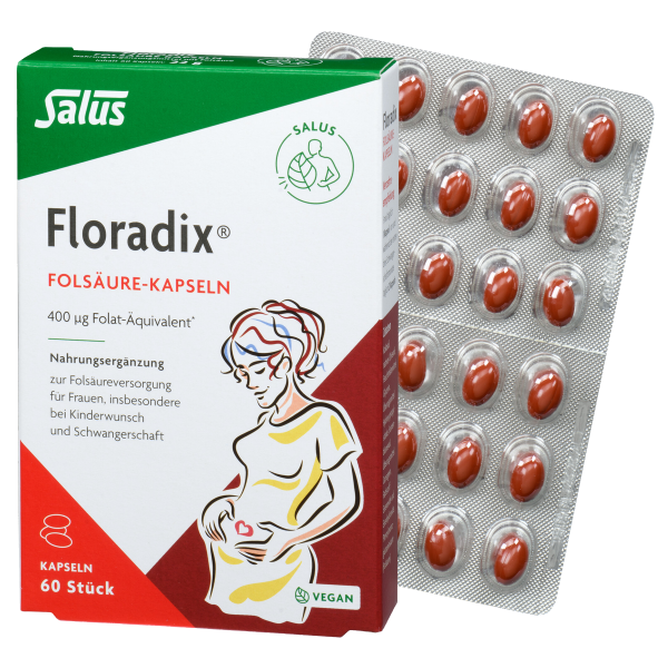 Floradix Folsäure Kapseln 60 Stück
