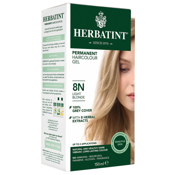 HERBATINT Haarfärbegel 8N Hellblond 150 ml