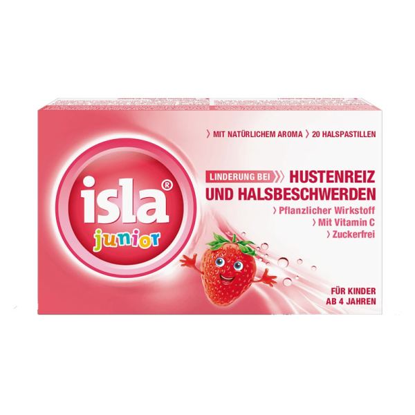 ISLA Junior Pastillen Erdbeere 20 Stück