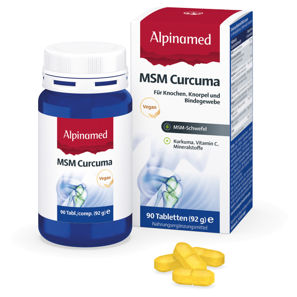 Alpinamed MSM Curcuma Tabletten 90 Stück