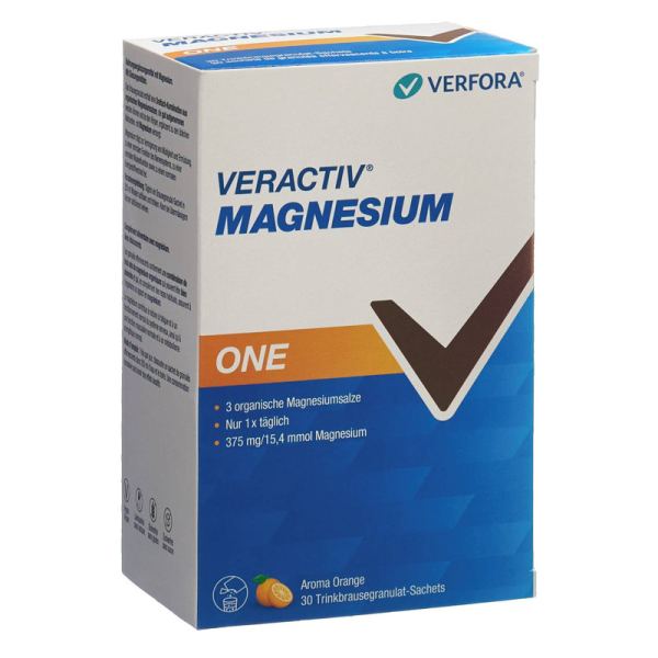 Veractiv Magnesium One Brausegranulat 30 Beutel