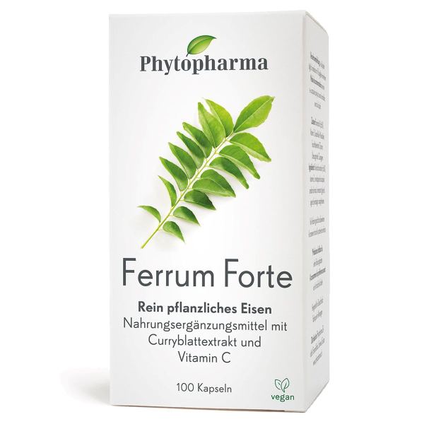 Phytopharma Ferrum Forte Kapseln Dose 100 Stück