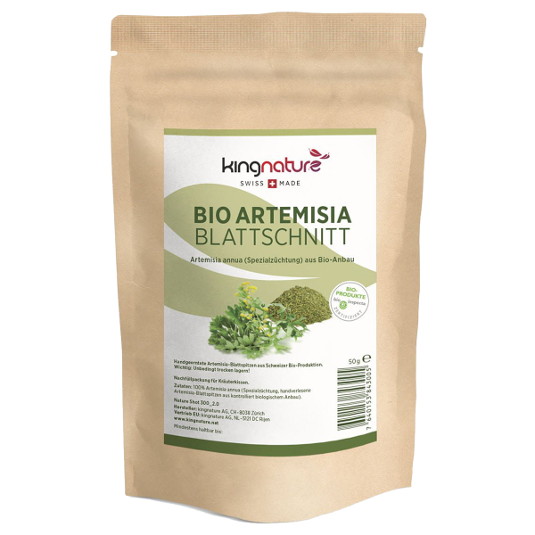 Kingnature Bio Artemisia Blattschnitt Beutel 50 g