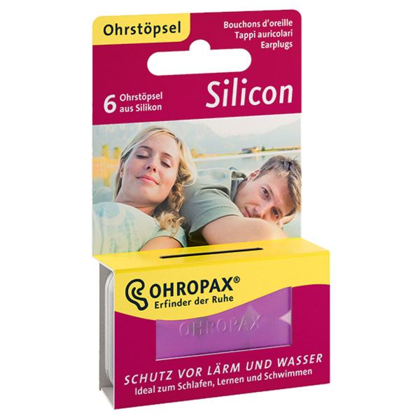 Ohropax Silikon Ohrstöpsel 6 Stück