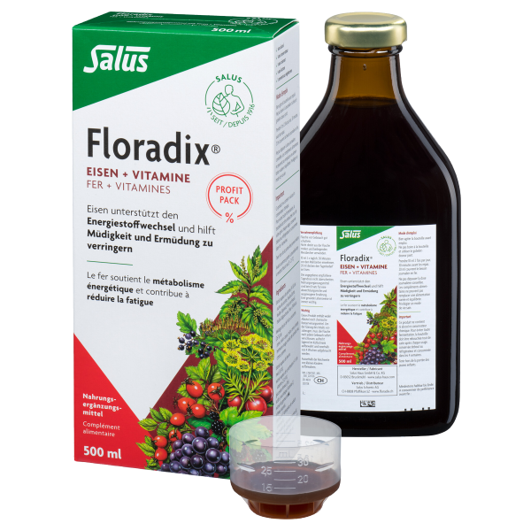 Floradix Eisen + Vitamine Saft 500 ml