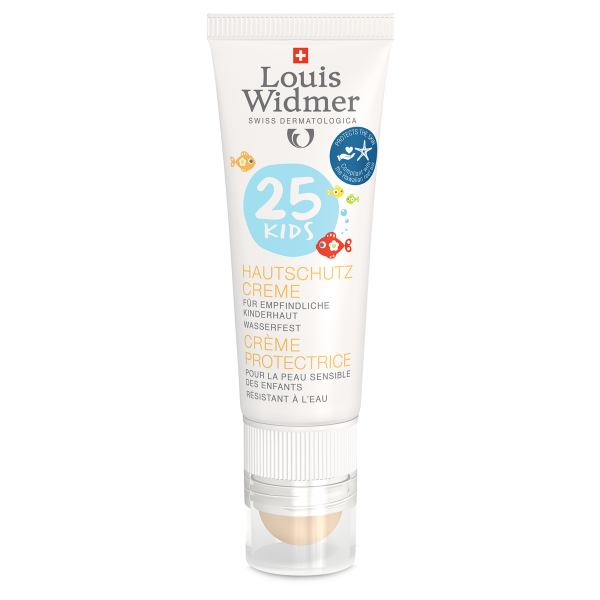 Louis Widmer Sun Kids Creme & Lippenpflege SPF 25 ohne Parfum 25 ml
