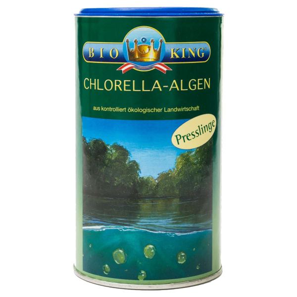 BioKing Chlorella-Algen Presslinge - aus kontrolliert ökologischer Landwirtschaft