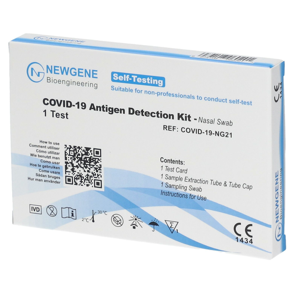 Newgene Covid-19 Antigen Detection Kit Nasal Swab 1 Test