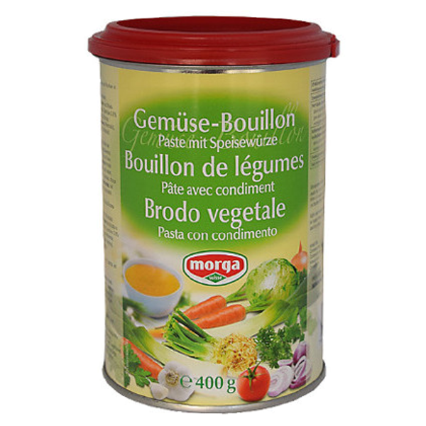 Morga Gemüse Bouillon Paste mit Speisewürze 400 g