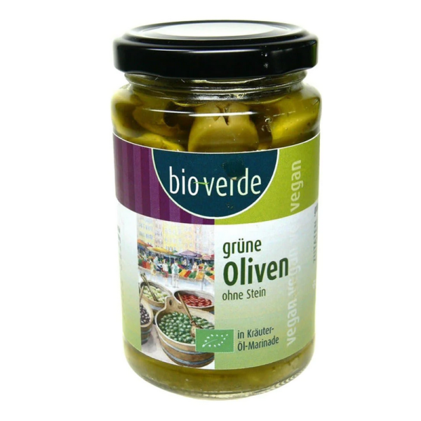 Bio Verde Oliven grün ohne Stein 200 g