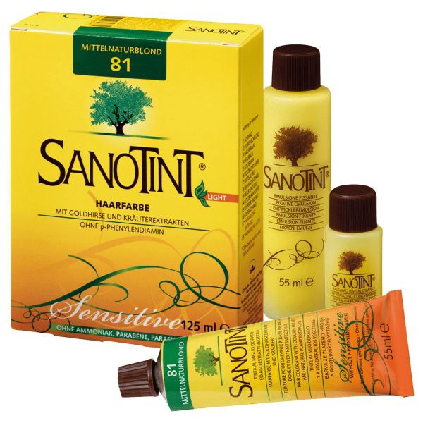 Sanotint Sensitive Haarfarbe 81 mittel naturblond