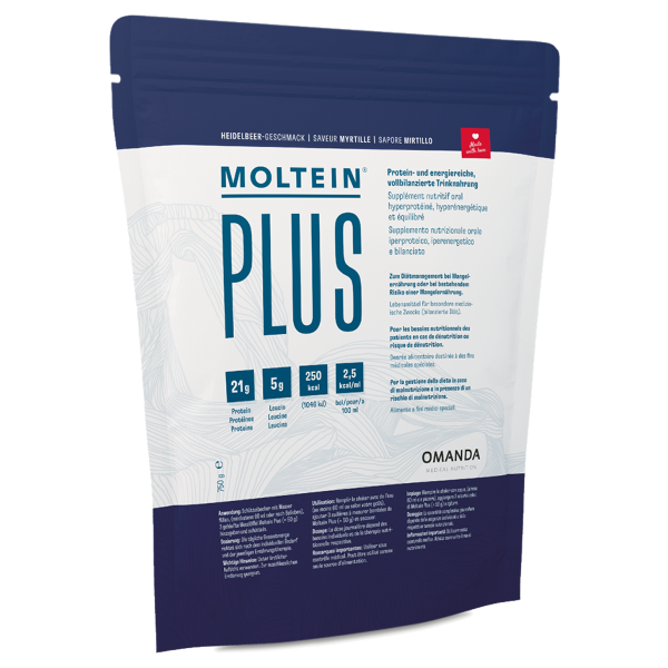 Moltein Plus 2.5 Heidelbeere Beutel 750 g