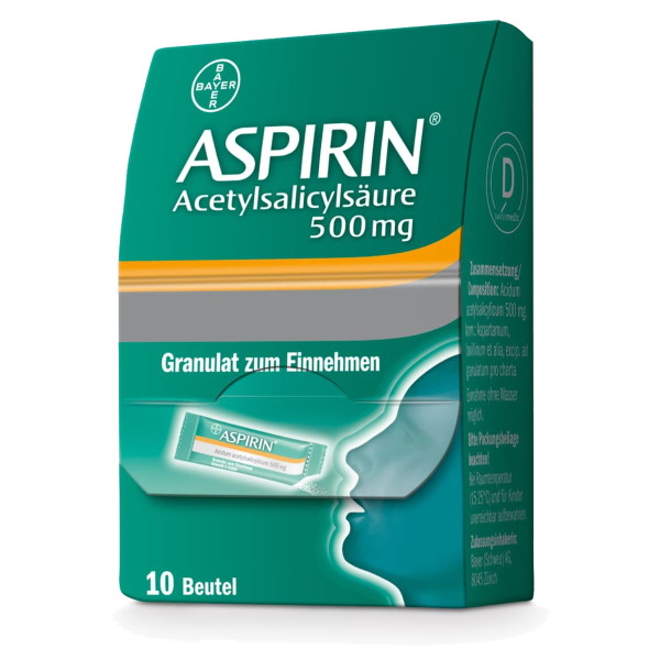Aspirin Granulat 500 mg Beutel 10 Stück