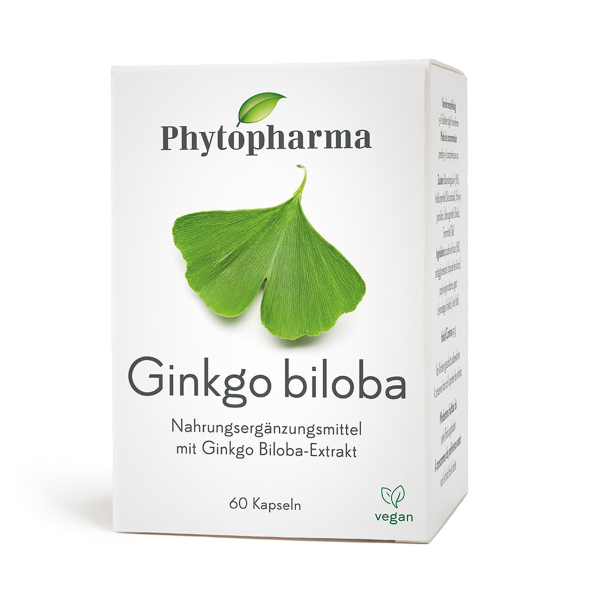 Phytopharma Ginkgo biloba 60 Kapseln