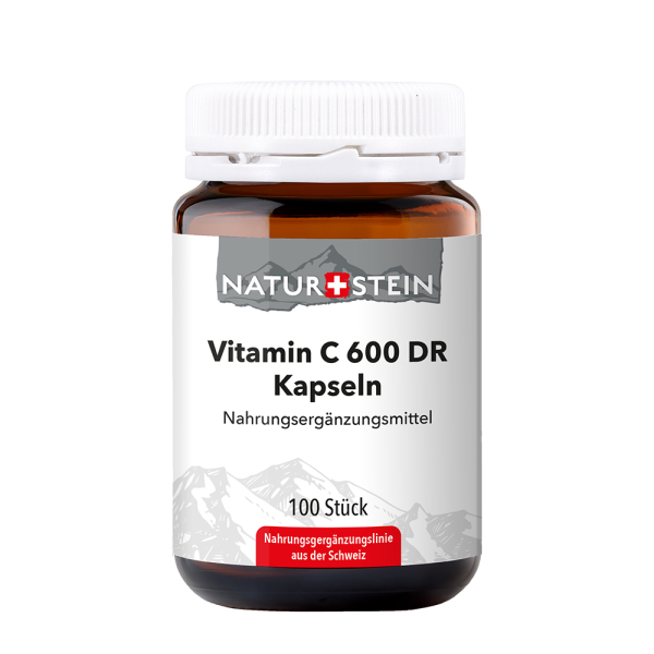 Naturstein VItamin C Retard Kapseln mit Vitamin C, Zink, Magnesium und Guarana