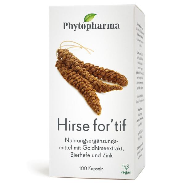 Phytopharma Hirse for'tif Kapseln 100 Stück