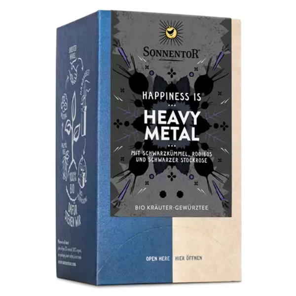 Sonnentor Happiness is Heavy Metal Tee Beutel 18 Stück
