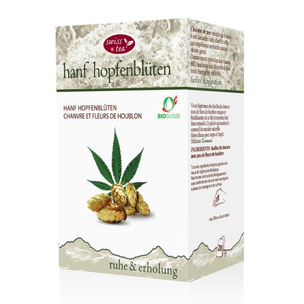 Swisstea Hanf & Hopfenblüten Tee