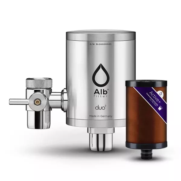 ALB Filter Duo Active Plus+ Trinkwasserfilter Edelstahl