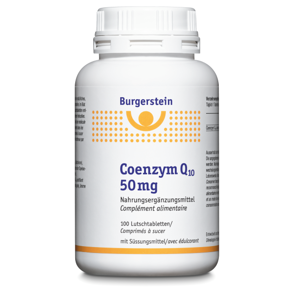 Burgerstein Coenzym Q10 Lutschtabletten 50 mg 100 Stück