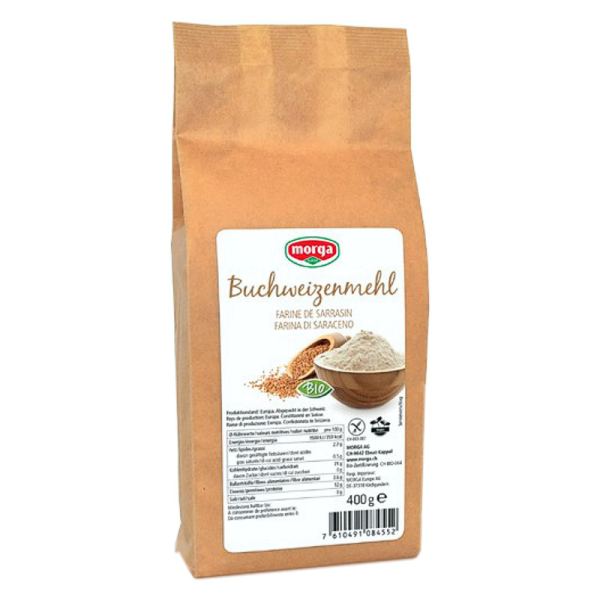 MORGA Buchweizenmehl Bio glutenfrei 400 g