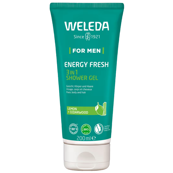 WELEDA FOR MEN Energy Fresh Shower Gel 3in1 200 ml