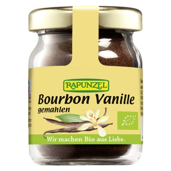 Rapunzel Bourbon Vanille gemachlen im Glas