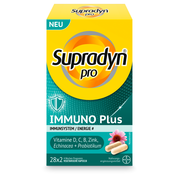 Supradyn Immuno Plus Vitamin D, C, B, Zink, Echinacea + Probiotikum