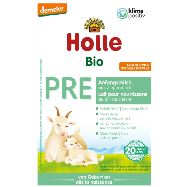 Holle Bio-Anfangsmilch PRE Ziegenmilch 400 g