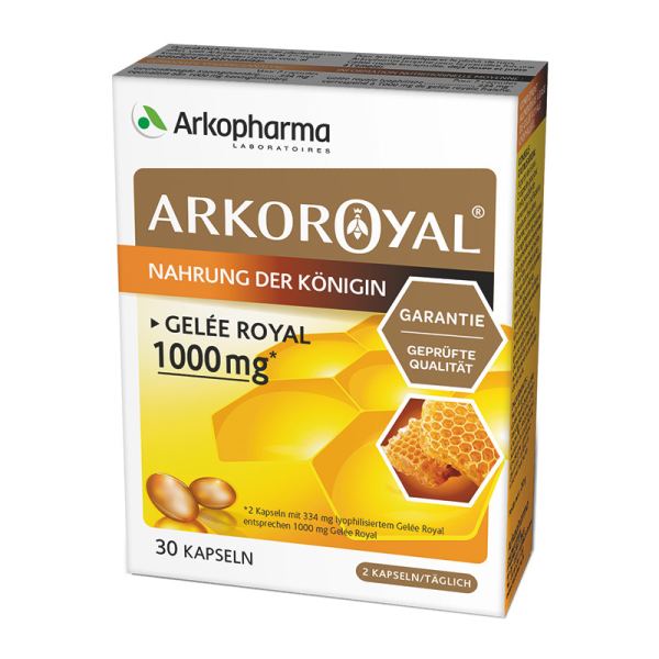 Arkoroyal Gelée Royale Kapseln 1000 mg 30 Stück
