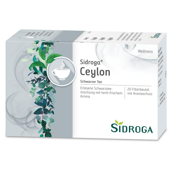 Sidroga Wellness Ceylon Schwarztee 20 Beutel