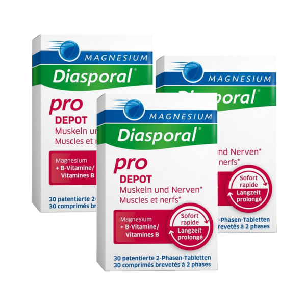 Magnesium Diasporal Pro M+N Depot Tabletten 3x 30 Stück 