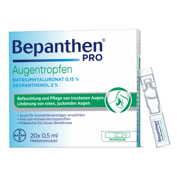 Bepanthen Pro Augentropfen 20 Monodosis 0.5 ml
