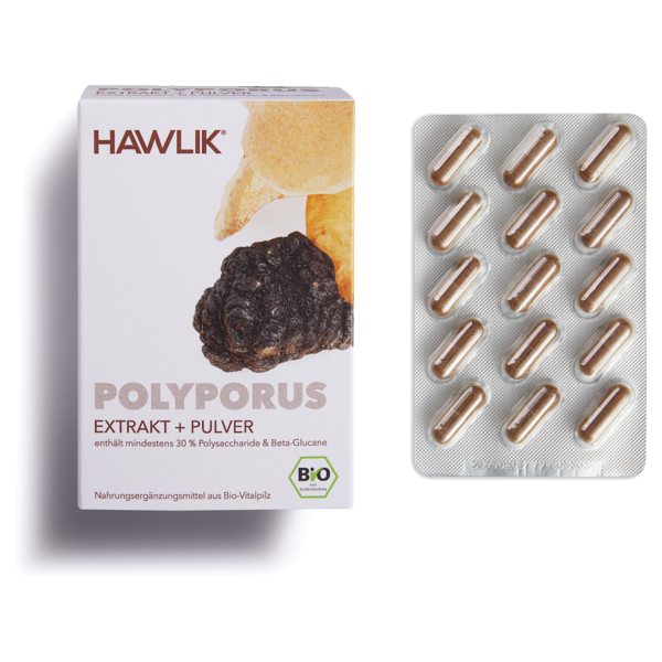 Hawlik Bio Polyporus Extrakt + Pulver Kapseln 120 Stück