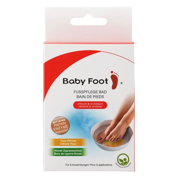 Baby Foot Fusspflege Bad 6 Stück