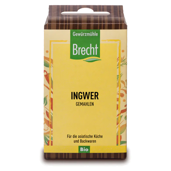 Brecht Ingwer gemahlen Bio refill Beutel 25 g