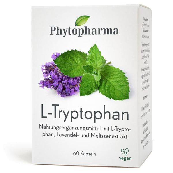 Phytopharma L-Tryptophan Kapseln Dose 60 Stück