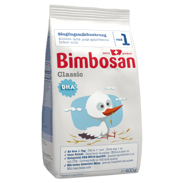 Bimbosan Classic 1 Säuglingsmilch refill 400 g
