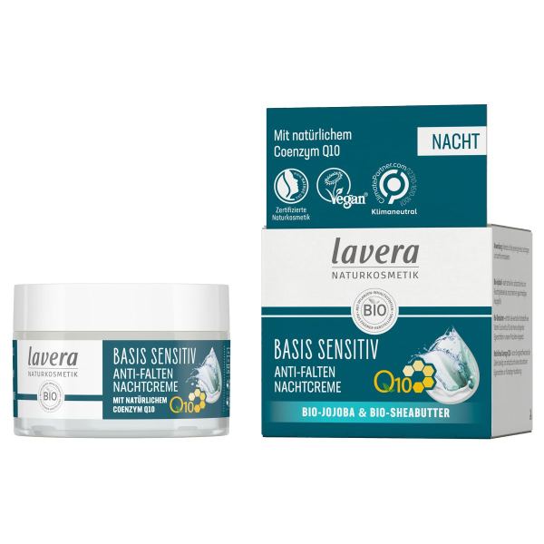 Lavera Anti-Falten Nachtcreme Q10 basis sensitiv 50 ml