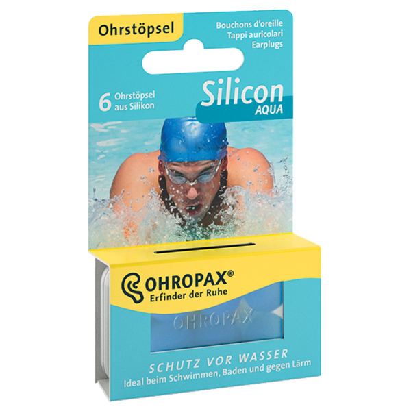 Ohropax Silicon Aqua 6 Stück