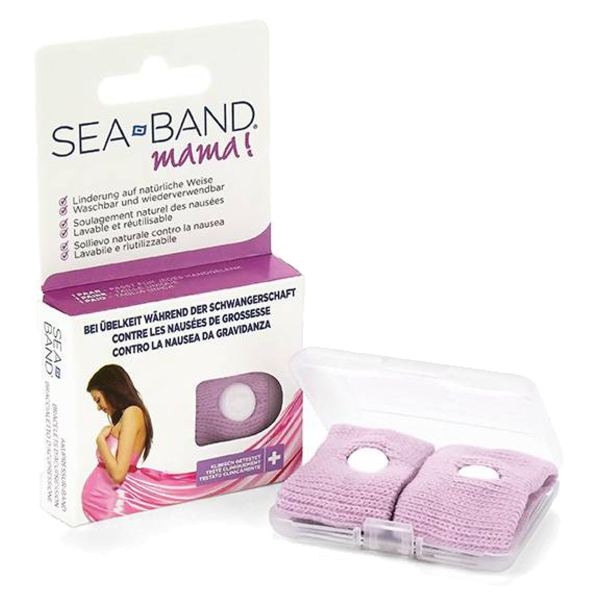 Sea-Band Mama Akupressurband pink für Schwangere 1 Paar