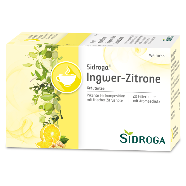Sidroga Ingwer-Zitrone 20 Beutel