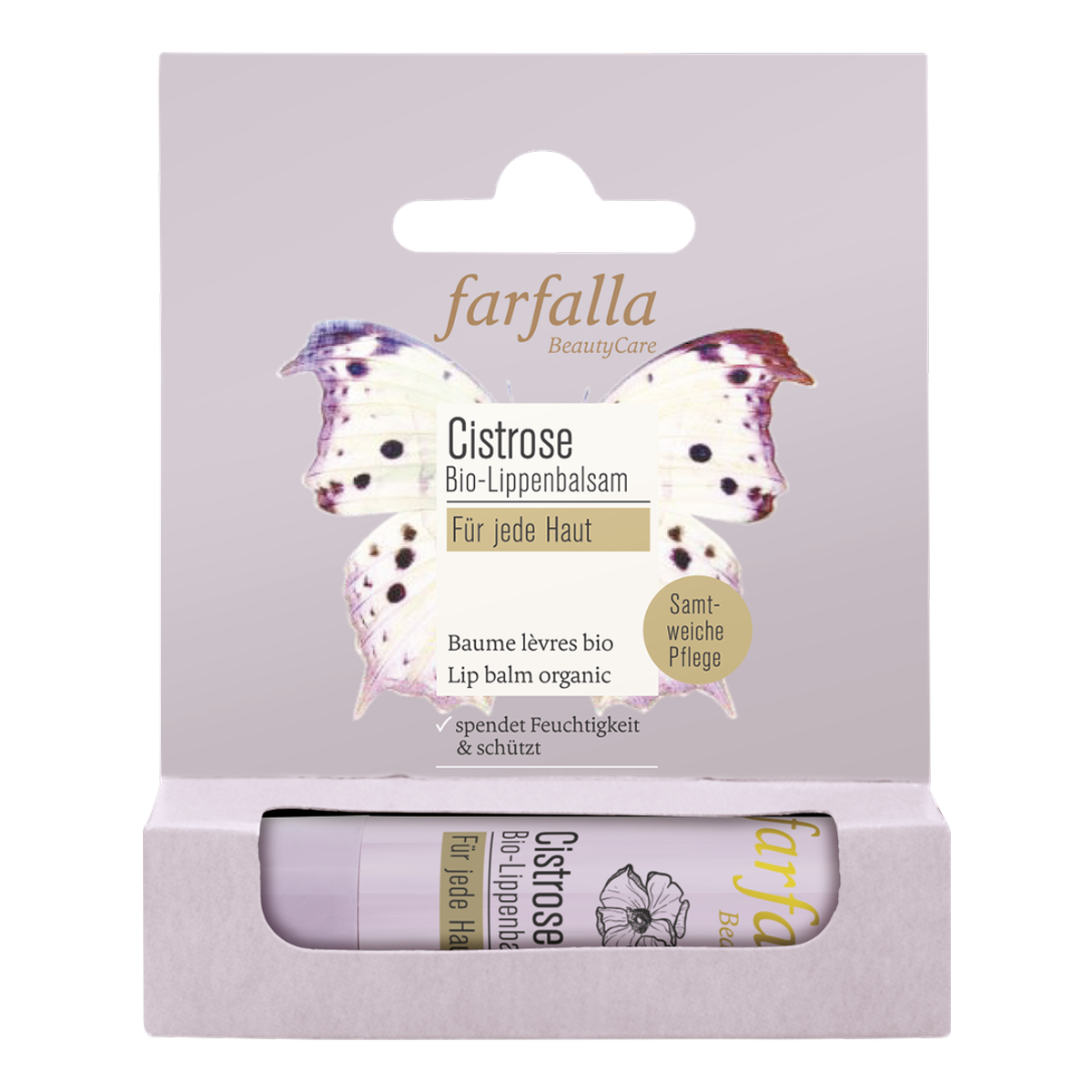 FARFALLA Bio-Lippenbalsam Cistrose 4.6 ml