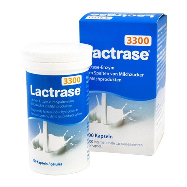 Lactrase Lactase-Enzym 100 Kapseln