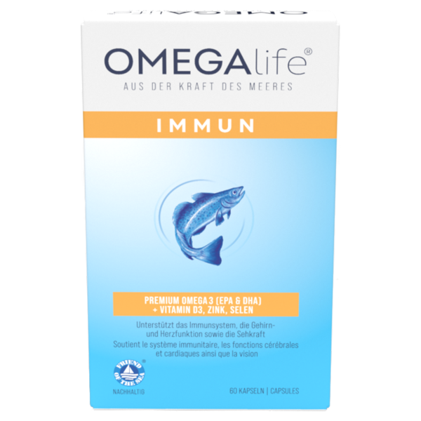 Omega-Life Immun Kapseln Dose 60 Stück