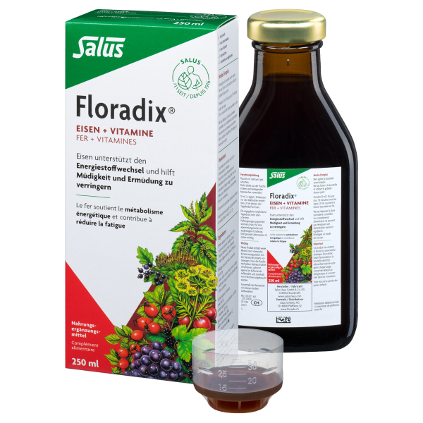 Floradix Eisen + Vitamine Saft 250 ml neu
