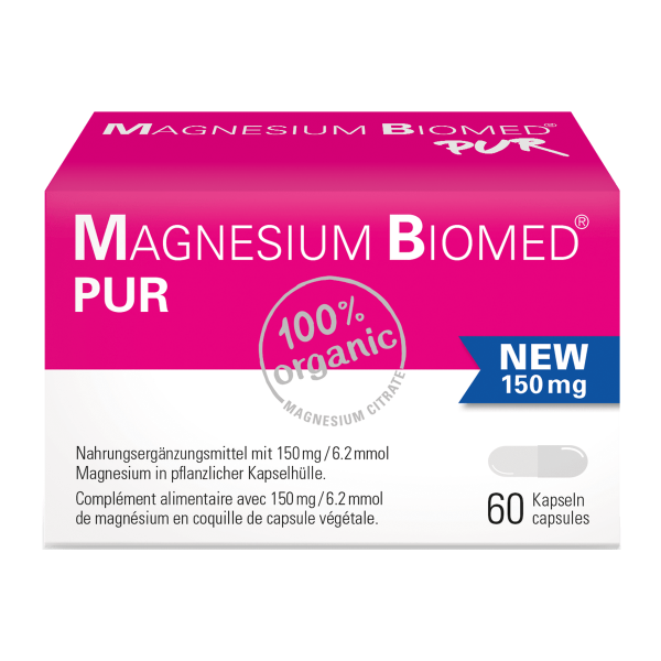 Magnesium Biomed pur 150 mg 100% organic