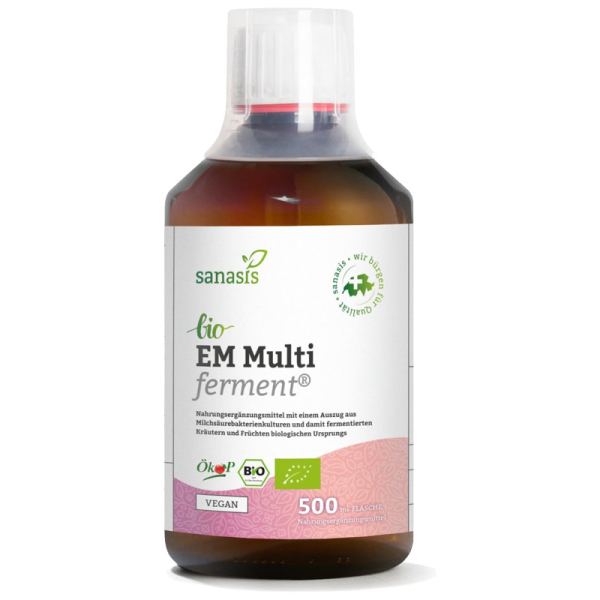 Sanasis Bio EM Multi Ferment Flasche 500 ml