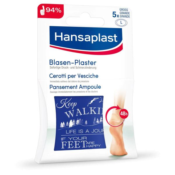 Hansaplast Footcare Blasen Pflaster gross 5 Stück
