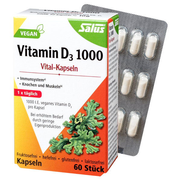 Salus Vitamin D3 1000 I.E. vegan